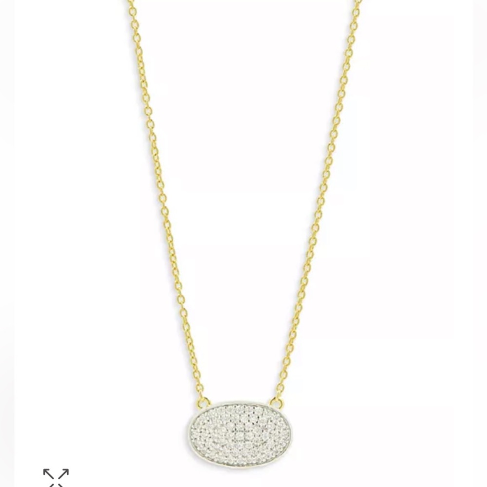 Freida Rothman Pavé Pendant Necklace